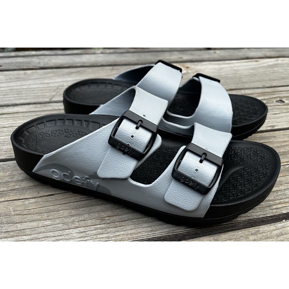 Gdefy UpBov Verso Cloud Unisex Women's 11 Men's 9 Double Strap Slide Sandals - Picture 2 of 15